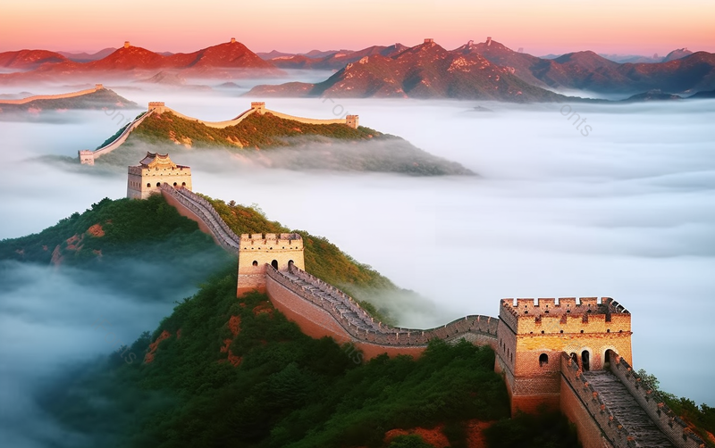 长城著名景点宏伟实拍摄影图,高清,摄影图,摄影图片,图片大全,摄影图免费下载